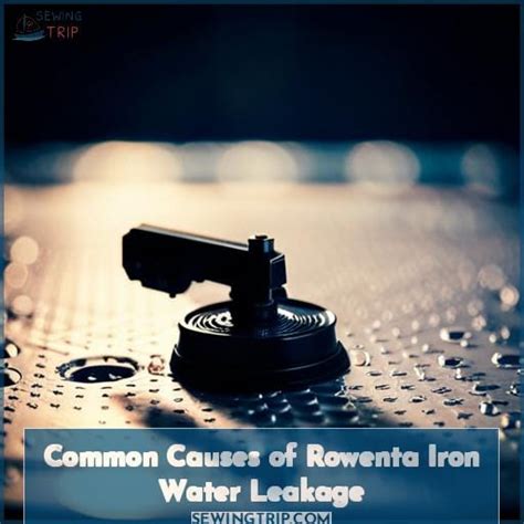 why is iron leaking water|Troubleshooting: Rowenta Iron Leaks Water From。